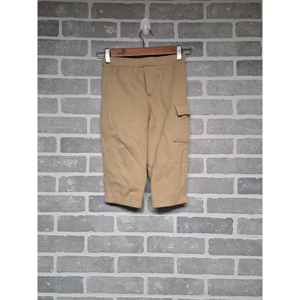 Bugle Boy Authentic Beige Toddler Cargo Fleece Kids Pants Size‎ 3T
